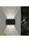 6 Led Güneş Açık Bahçe Işık Ev Duvar Lambası Dekorasyon Düzeni Çit Yeni Aydınlık Atmosfer Duvar Lambası Soğuk Işık