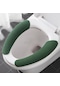 YeşilYumuşak Karikatür Wc Macunu Tuvalet Yapışkan Koltuk Pedi Banyo Isıtıcı Koltuk Çıtası Ped Yastık