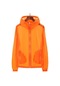 Turuncu Cchong Unisex Yaz Cepler Zip Kapşonlu Rüzgar Geçirmez Güneş Koruma Ceket Balıkçılık Ceket