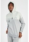 Maraton Sportswear Oversize Kadın Kapşonlu Uzun Kol Basic Gri Melanj Sweatshirt 19610-gri Melanj