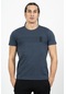 Maraton Sportswear Regular Erkek Bisiklet Yaka Kısa Kol Basic Siyahmelanj T-Shirt 21645-Siyahmelanj
