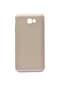 Tecno - Samsung Galaxy Uyumlu J7 Prime / J7 Prime Iı - Kılıf Mat Renkli Esnek Premier Silikon Kapak - Gold