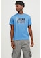 Jack &Amp Jones Jcomap Logo Tee Ss Crew N Mavi Erkek Kısa Kol T-Shirt 000000000101961646