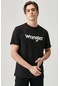Wrangler Logo T-shirt Siyah Erkek Kısa Kol T-shirt 000000000101982769