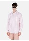 Colins Regular Fit Shirt Yaka Desenli Pembe Erkek Uzun Kol Gömlek Cl1067583 Q1.v1 Plı Pembe