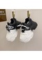 Siyah Tuınanle En Kaliteli Deri Platform Ayakkabılar Kadın Yüksek Topuk Spor Ayakkabı Yuvarlak Ayak Baba Ayakkabı