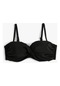 Koton Push Up Bikini Üstü Dolgulu Balenli Çıkarılabilir Askılı Siyah 3sak10158bm 3SAK10158BM999