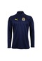 Fenerbahçe 23/24 A Takım Hoca Yarım Fermuar Lacivert Çocuk Sweat Lacivert