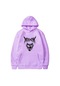 Mor Erkekler Kadınlar İçin Hip Hop Polar Kapüşonlular Y2k Baskılı Kazak Manga Kazak Harajuku Guts Hoodie Griffith Boy Tişörtü