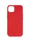 Tecno - İphone Uyumlu İphone 13 - Kılıf İçi Kadife Koruucu Lansman Lsr Kapak - Kırmızı