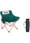 Xiaoqityh- Dış Mekan Katlanır Sandalye Portatif Kamp Piknik Alüminyum Alaşımlı Katlanır Sandalye-açık Yeşil