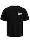 Jack & Jones Jorscope Tee Ss Crew Neck Siyah Erkek Kısa Kol T-shirt 000000000101927727