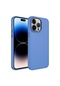Kilifolsun iPhone Uyumlu 14 Pro Max Kılıf Metal Çerçeve Ve Buton Tasarımlı Silikon Luna Kapak Lavendery Gray