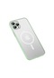 Noktaks - iPhone Uyumlu 13 Pro Max - Kılıf Kablosuz Şarj Destekli Magsafe Mokka Kapak - Yeşil