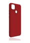 Mutcase - Xiaomi Uyumlu Redmi 9c - Kılıf Mat Soft Esnek Biye Silikon - Kırmızı