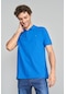 Çetinkaya 2742 Erkek Polo Yaka Pike T-shirt Açık Saks %100 Pamuk