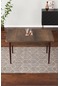 Tulca Serisi 70x110 Barok Desen Mdf Masa Sabit Mutfak Masası