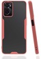 Oppo A96 4g Kılıf Parfe Silikon Kapak Kamera Korumalı Kılıf Ultra Ince Buzlu Mat Renkli - Pembe