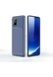 Noktaks - Samsung Galaxy Uyumlu A81 Note 10 Lite - Kılıf Auto Focus Negro Karbon Silikon Kapak - Lacivert