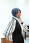 Silk Home Soft Eşarp 73073-34 Gümüş, Lacivert, Saks, Füme