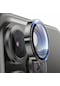 Esd İphone 15 Pro/15 Pro Max/14 Pro/14 Pro Max Uyumlu 9h Safir Kamera Lens Koruyucu Uzay Gri