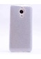 Kilifone - General Mobile Uyumlu Gm 5 Plus - Kılıf Simli Koruyucu Shining Silikon - Gümüş