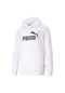 586688-02 Puma Ess Big Logo Hoodie Tr Erkek Sweat White