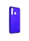 Tecno - Realme 5 Pro - Kılıf Mat Renkli Esnek Premier Silikon Kapak - Saks Mavi
