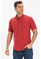 Kısa Kol Dar Kalıp Şile Bezi Tek Cepli Erkek Yazlık Gömlek Kırmızı 3051-kırmızı