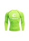 Haogang Erkek Uv Koruyucu Rashguard - Sörf, Dalış, Yüzme İçin Denizanası Önleyici Mayo Üstü Kahverengi