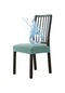 Su Geçirmez Sandalye Kılıfı Spandex Jakarlı Sandalye Minderi Minder Örtüsü Waterproof Green 1pcs Chair Cover Waterproof Green