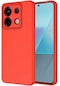 Noktaks - Xiaomi Uyumlu Xiaomi Redmi Note 13 Pro 5g - Kılıf İçi Kadife Koruyucu Mara Lansman Kapak - Kırmızı