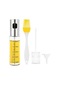 Vkemall Parçalı Set Yağ Püskürtme Şişesi + Huni + Yağ Fırçası + Temizleme Fırçası 304 Paslanmaz Çelikten Yapılmış, Ölçekle İtmeli Barbekü Spreyi Yağ Püskürtme Şişesi 100ml Gümüş