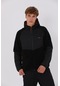 Maraton Sportswear Regular Erkek Kapşonlu Uzun Kol Basic Siyah Tracktop 20217-siyah