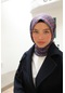 Silk Home Soft Eşarp 73073-21 Somon, Koyu Lacivert, Mor, Turuncu
