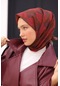 Silk Home Soft Eşarp 73074-18 Kahverengi, Pembe, Turuncu, Mürdüm, Çikolata Kahve