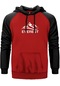 Everest Classic Kırmızı Renk Reglan Kol Sweatshirt