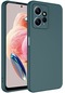 Noktaks - Xiaomi Uyumlu Xiaomi Redmi Note 12 4g - Kılıf İçi Kadife Koruyucu Mara Lansman Kapak - Koyu Yeşil