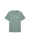 Puma Wardrobe Ess Graphic Tee Erkek Tişört Mavi