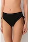 Suwen Yanı Büzgülü Bikini Alt Sbn25820012 Siyah