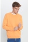 AC&Co / Altınyıldız Classics Erkek A.turuncu Standart Fit Normal Kesim Bisiklet Yaka Pamuklu  Sweatshirt