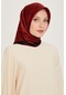 Armine İpek Eşarp 2025 Kış - 9222-36 Twill - Bordo Siyah