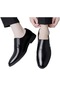Ikkb Sonbahar Yeni İş Rahat Moda Çok Yönlü Erkek Klasik Ayakkabı Siyah