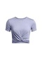 Under Armour Motion Crossover Crop Ss Kadın T-shirt 1383647-539 Lila-lila