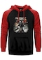 Powerwolf Call Of The Wild Kırmızı Renk Reglan Kol Kapşonlu Sweatshirt