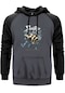 Savatage Power Of The Night Gri Renk Reglan Kol Sweatshirt Gri