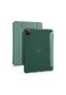 Kilifolsun iPad Uyumlu Pro 11 2020 2.nesil Kalem Bölmeli Stand Olabilen Origami Tri Folding Kılıf Koyu Yeşil