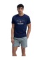 Ellesse Erkek T-shirt - Em453-10250 Navy Lacivert