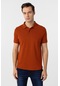 Süvari Erkek Polo Yaka Slimfit Düz Tişört Ts1014000410-kh4 Kiremit Kh4