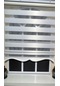 Zebra Stor Perde Beyaz Etek Dilimli Stb-400-v01